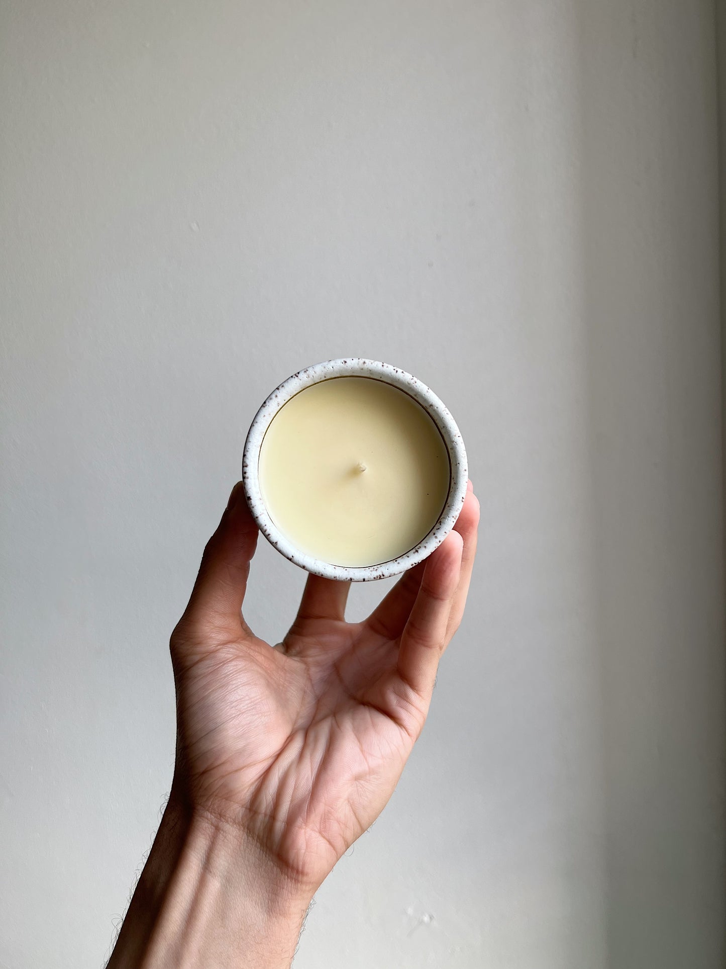 handmade eco-friendly ceramic candle