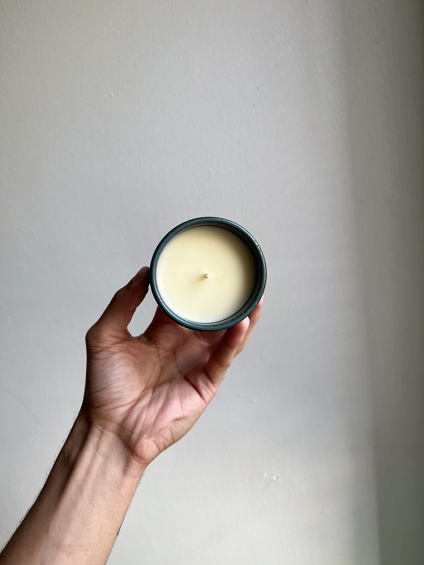 handmade eco-friendly ceramic candle