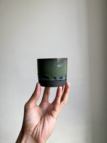 handmade eco-friendly ceramic candle