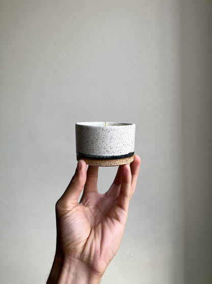 handmade eco-friendly ceramic candle
