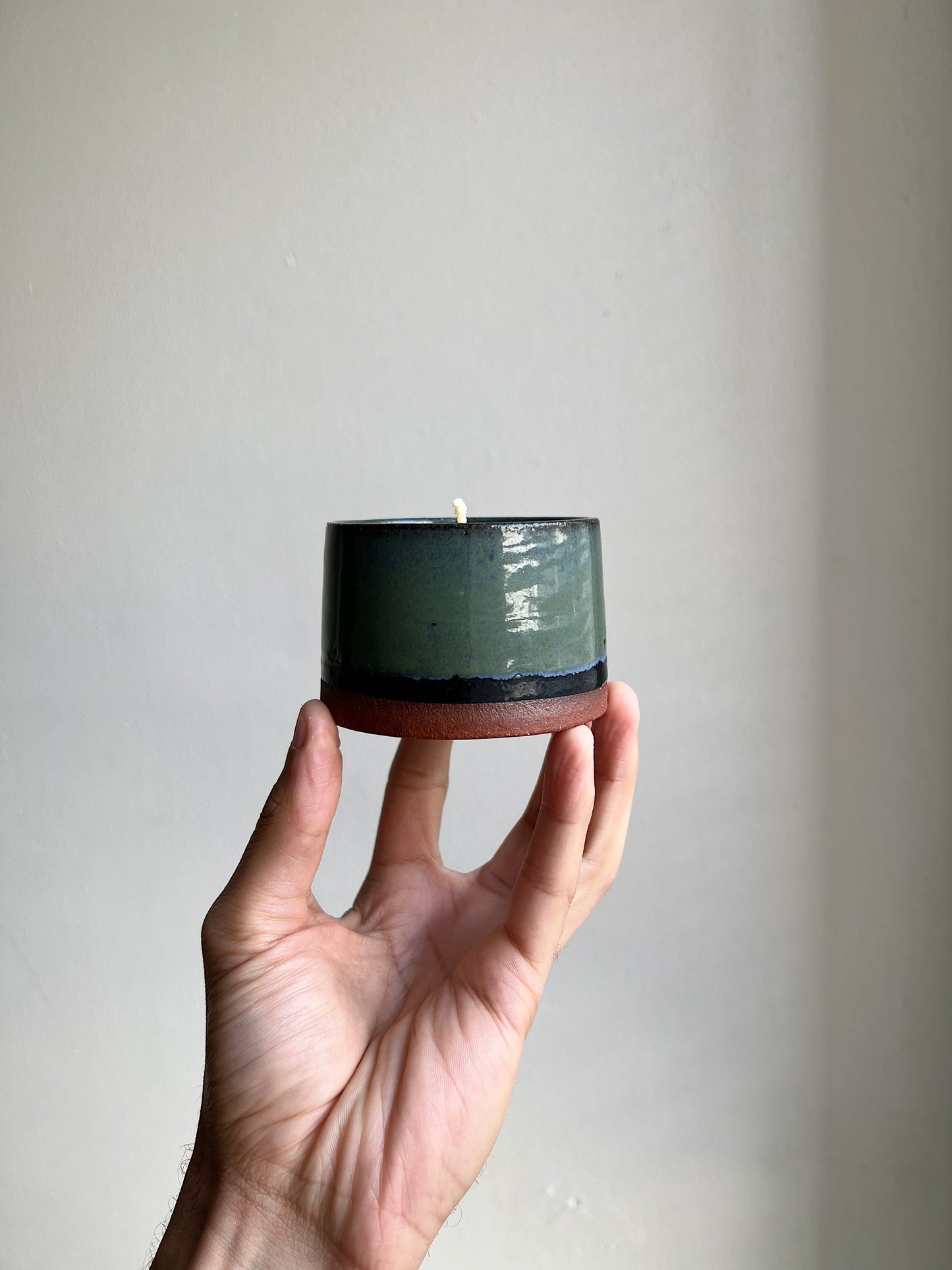 handmade eco-friendly ceramic candle
