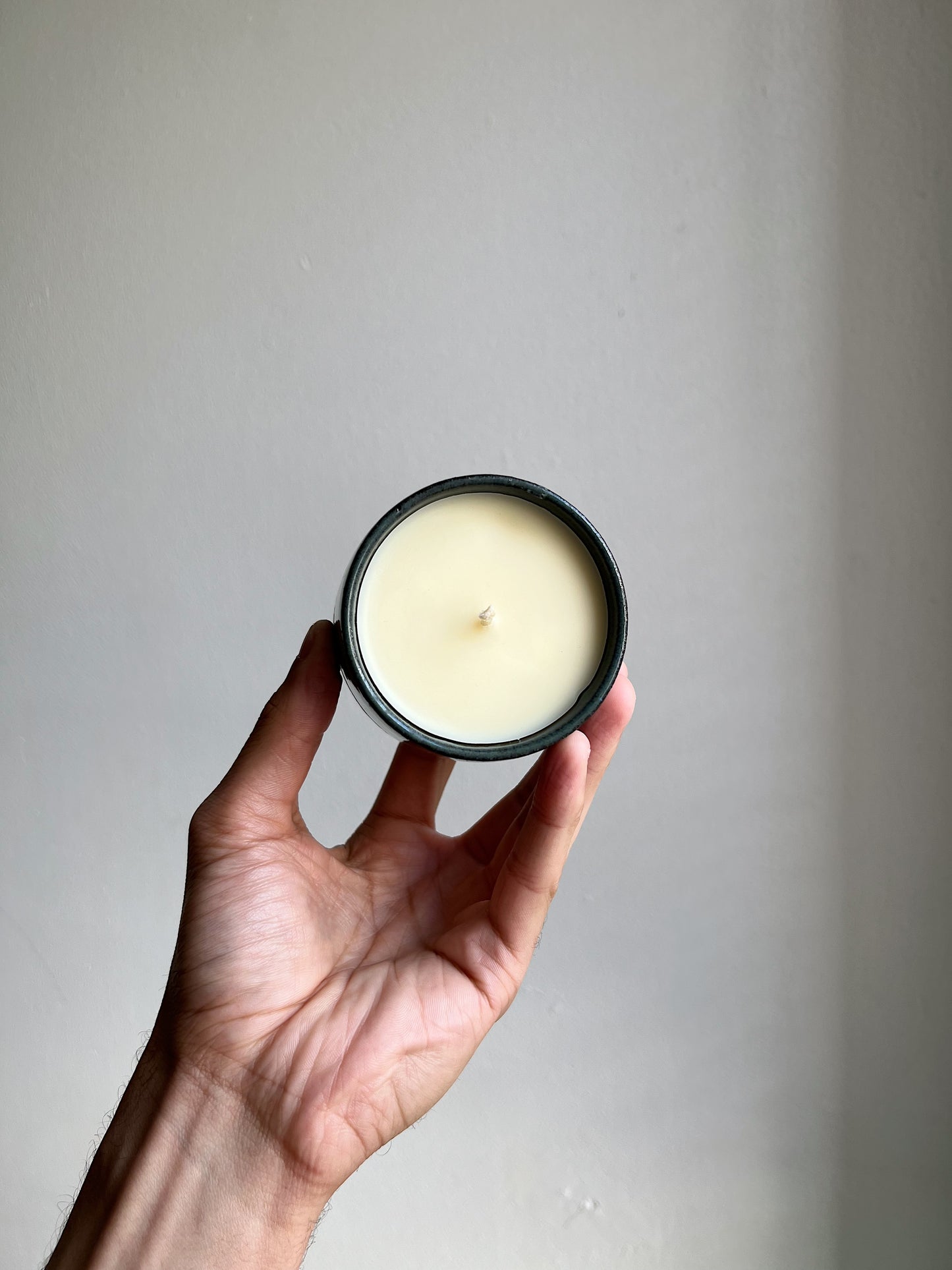 handmade eco-friendly ceramic candle